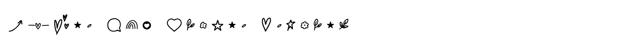 Girly and Lovely Symbols image